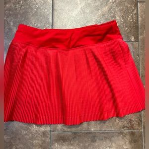 Red Athletic Skirt